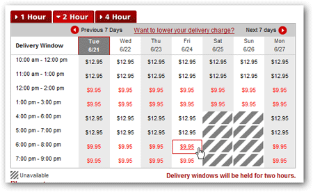 long beach grocery delivery 2 hour window